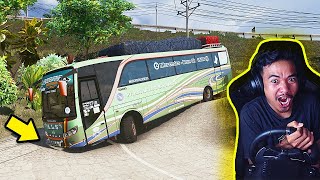 GASRUK!!! BUS ALS MUDIK NEKAT DI KELOK 44 SUMATERA - ETS2 screenshot 3