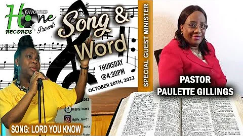 Song And Word with Pastor Paulette Gillings