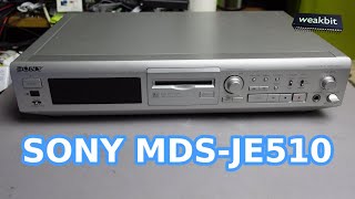 Sony MDS-JE510 & MDS-JE500 repair