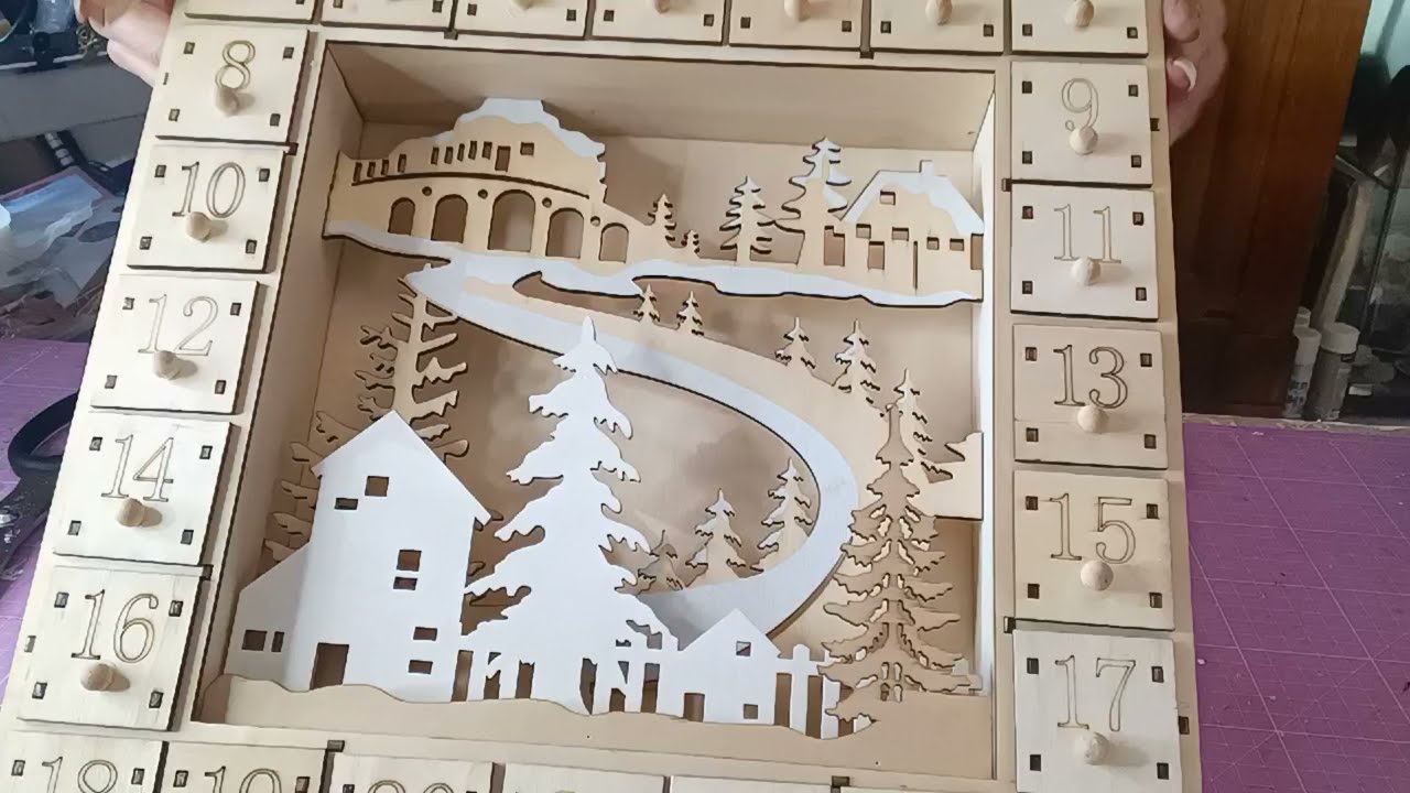 Tutoriel calendrier de l'avent de chez #100%action #diy 🎅🎅