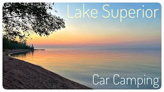 Car Camping Lake Superior