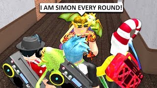 USING ADMIN COMMANDS IN SIMON SAYS.. (Roblox Murder Mystery 2)