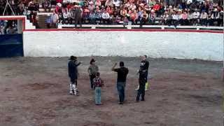 Concurso de niños en Jaripeo de la Fiesta de Huascato 2013