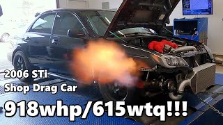 2006 Subaru STi | Our 1000hp Shop Drag Car | Full Build, Startup and Dyno Video