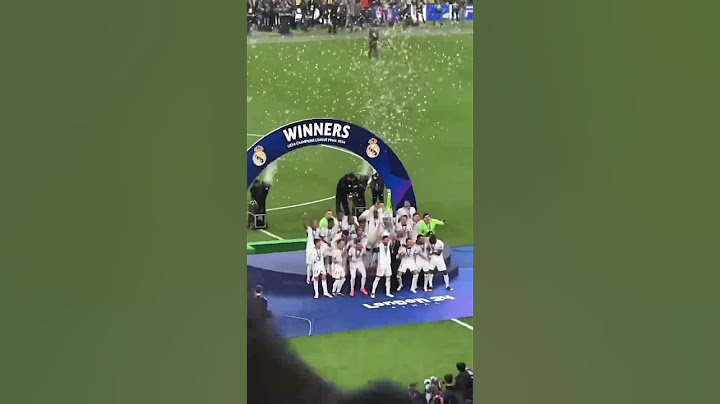 Trophy Ceremony🏆 Real Madrid lift their 15th European trophy!#realmadrid #shorts #ucl #uclfinal