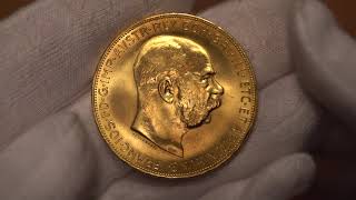 100 Crowns Austria-Hungary Franz Joseph I. Gold Coin 1915