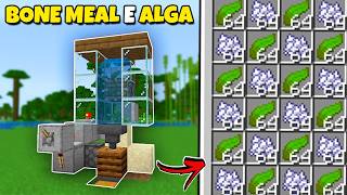 Melhor Farm de ALGAS e BONE MEAL no Minecraft Bedrock 1.21/26+!