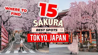 THE BEST SAKURA CHERRY BLOSSOM Locations in TOKYO  Best Instagram Spots | Japan Travel Guide