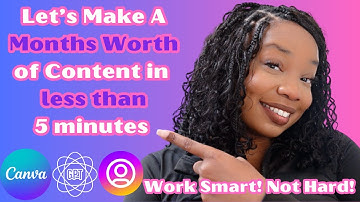 How to Batch Create a Month Worth of Content in Canva in Less Than 5 Minutes