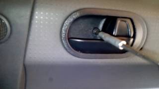 Mitsubishi Colt door trim how to remove