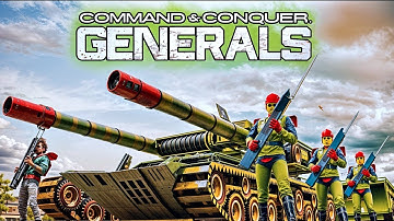 C&C: Generals Zero Hour | 1 vs 3 HARD ❄️ Extreme Winter Map Survival!