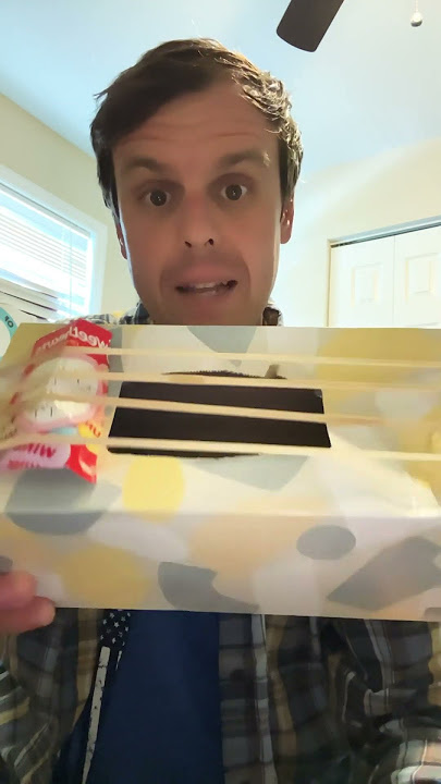 How to Make a Homemade Tissue Box Guitar or Bass (Key of Awesome Music)