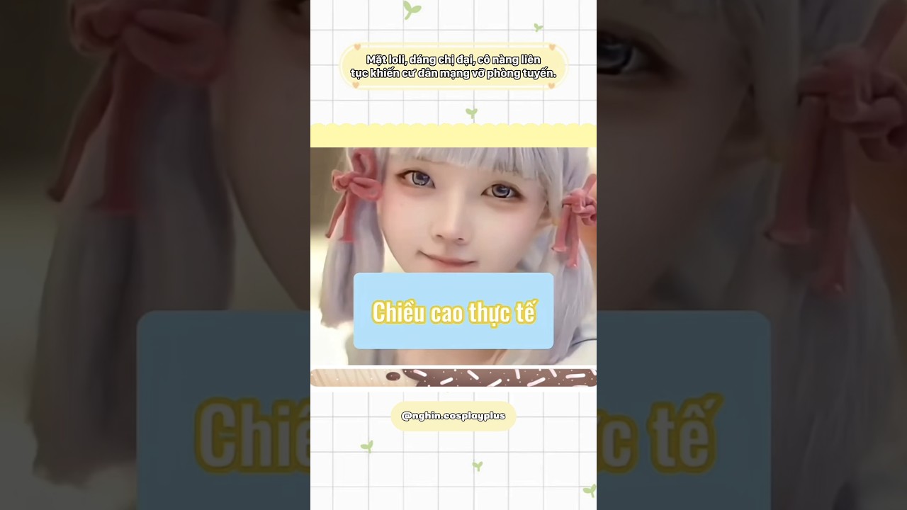 Khuôn mặt loli dáng người chị gái #cosplay #cosplayer #genshinimpact #ayaka #short