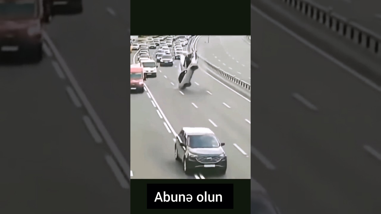 maşın qəzası 😱 dəhşətli
