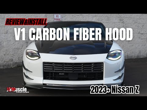 JDMuscle 23-24 Nissan Z Carbon Fiber Hood V1 - YouTube