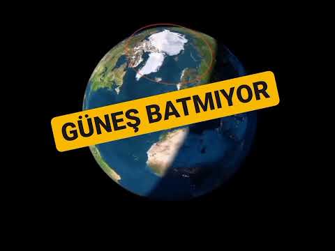 Kutuplara neden 6 ay gündüz 6 ay gece yaşanır?