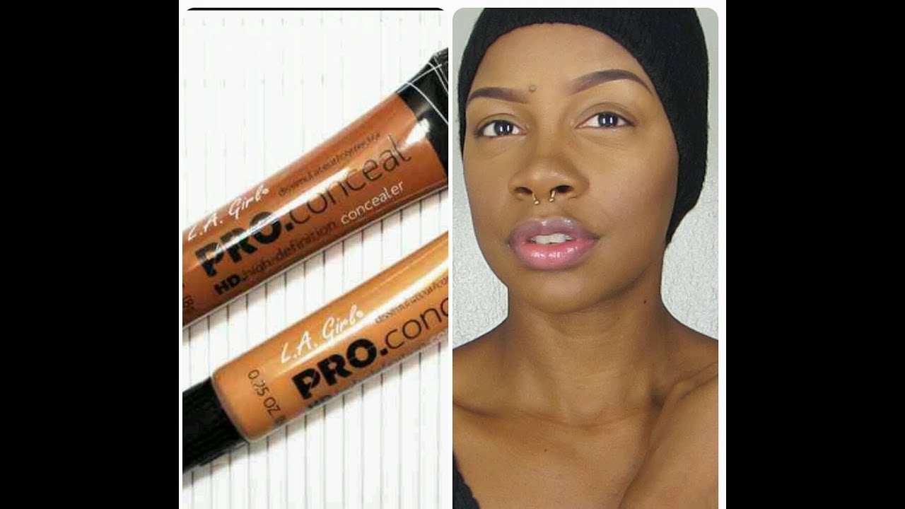 Contour and highlight LA GIRL Pro Concealers - YouTube
