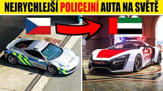 TOP 5 nejrychlejších POLICEJNÍCH AUT NA SVĚTĚ