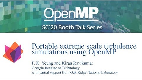 Portable extreme-scale turbulence simulations using OpenMP