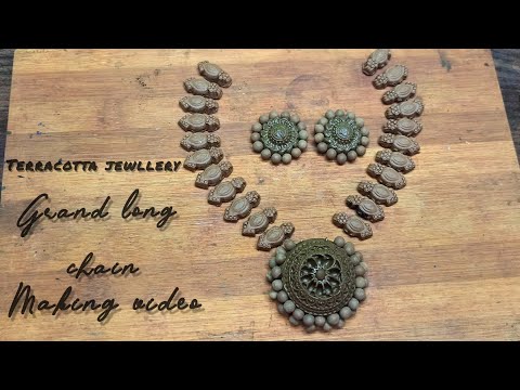 Grand long chain making | terracotta clay | terracotta