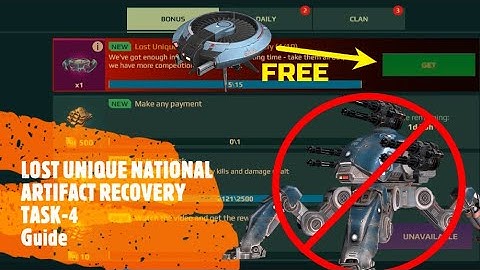 WAR ROBOTS LUNAR EVENT 2021 || MYSTERY TASK-4 || GUIDE || FREE DISCUS DRONE