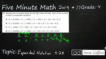 4th Grade STAAR Practice Expanded Notation (4.2B - #8)