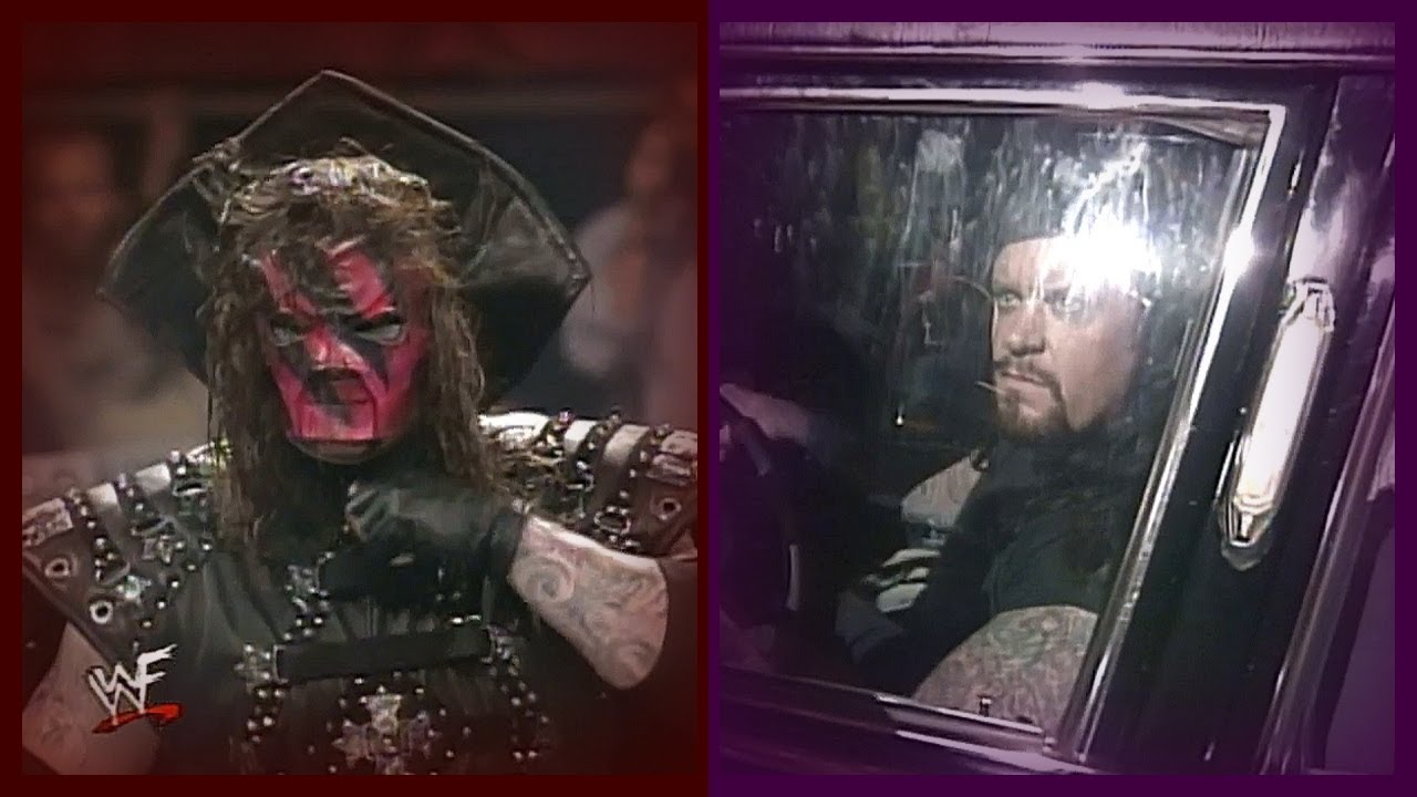Kane Dresses Up As The Undertaker & Brawls w/ Stone Cold Steve Austin! 8/17/98