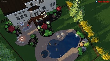 3d pool design by Monogram Custom Pools in Lehigh and Bucks County, PA