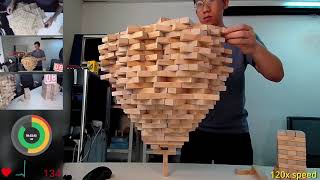 1512 Jenga on 1 (Old World Record)