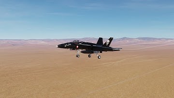 DCS On Speed AOA landing F/A-18C Hornet