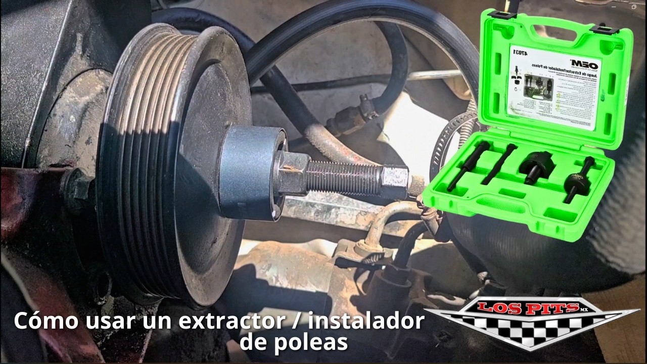 Como usar un extractor/instalador de poleas 🛠️