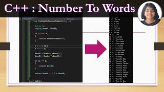 Convert Number to Words || C++ Program || Vagita