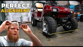 This Golf Cart Alignment Tool is ACCURATE! (QuickTrick Kit)