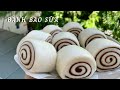 Cách Làm Bánh Bao Sữa Socola | Spiral Milk Buns recipe (steamed mantou)