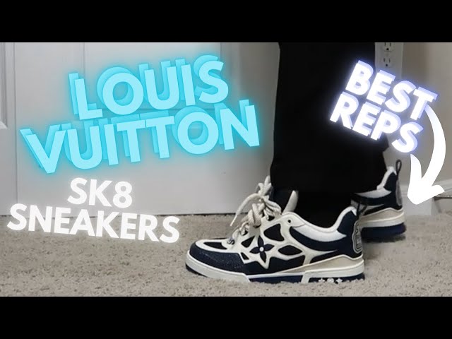 In Hand / On Foot Review) Koala 🐨 LV Skate Navy Blue Sneakers : r