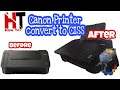 Canon Printer: How to Convert/setup CISS (Pixma TS307) #canon