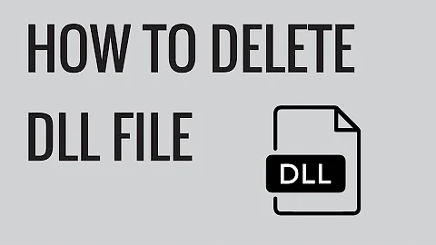 How to delete dll files