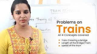 Aptitude Made Easy   Problems on Trains Full series, Length of the train,  Learn maths #StayHome