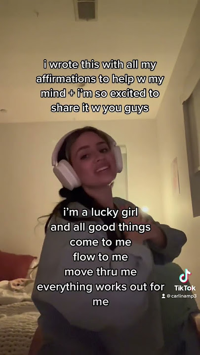 Lucky Girl Syndrome Affirmations - Carlina (Lucky Girl)