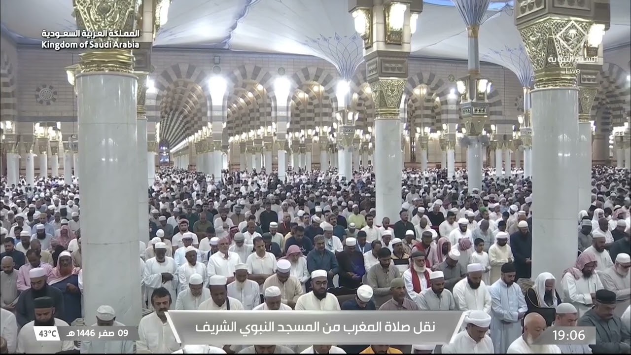 صلاة المغرب للشيخ عبدالمحسن القاسم 9 صفر 1446هـ