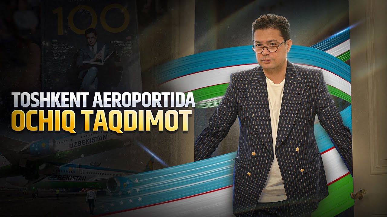 Kutilmagan joyda kitob taqdimoti aeroportda qiziqarli uchrashuv