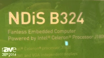 ISE 2014: NEXCOM Introduces NDiS B324 Fanless Digital Signage Player