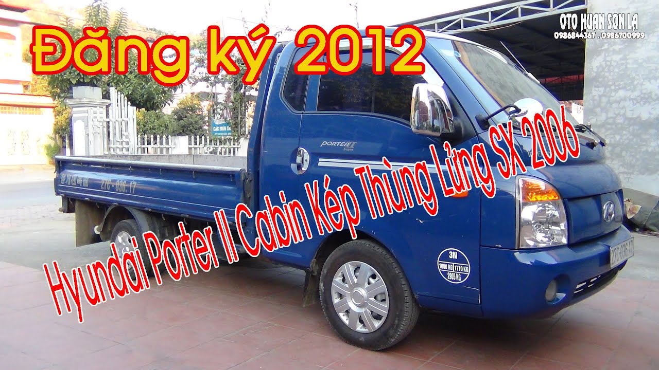 Ô TÔ cũ - Xe Tải 1 Tấn Hyundai Porter II Cabin Kép Thùng Lửng SX 2006 ...