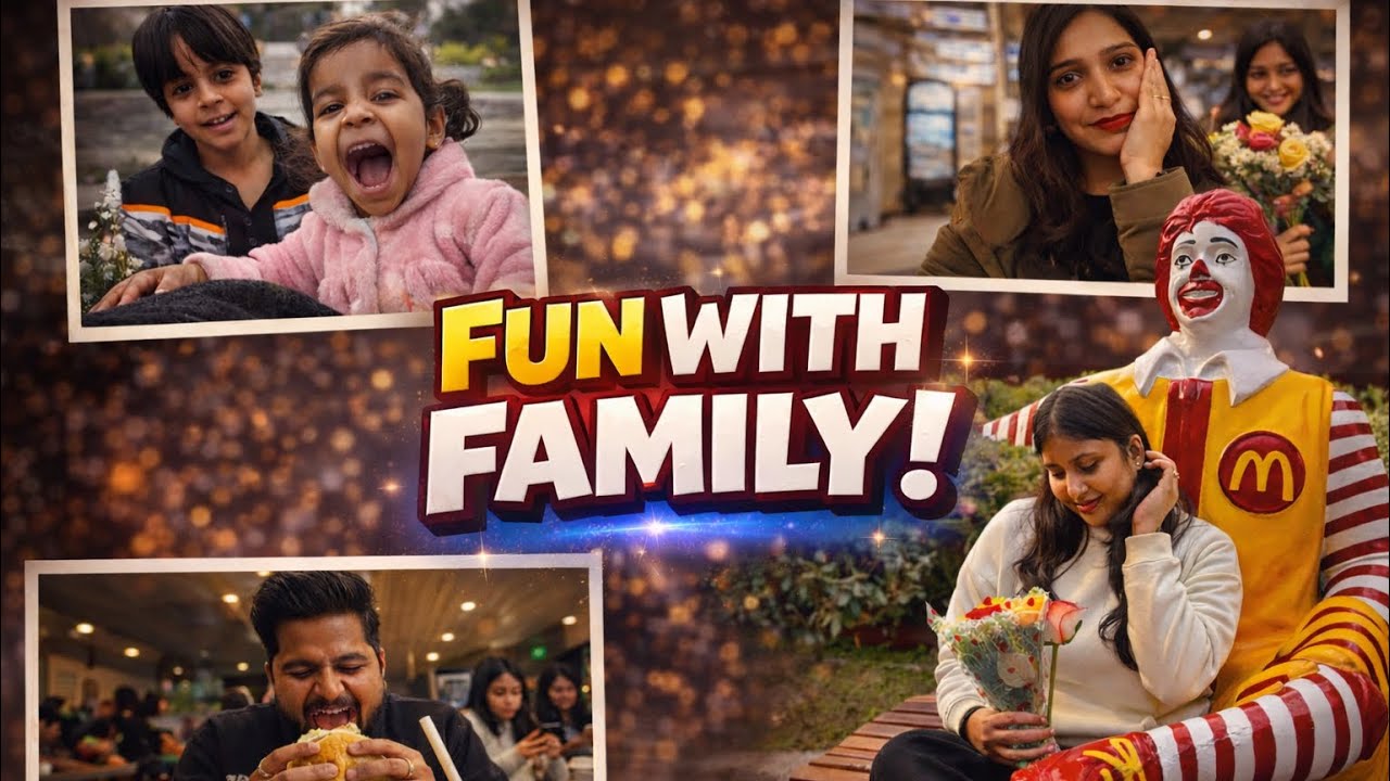 Vlog 6: Full on masti with family #vlog #dailyvlog - YouTube