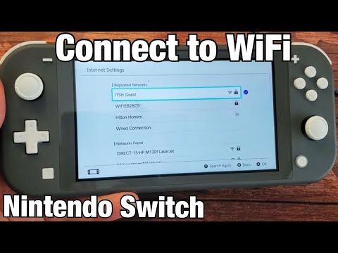 Nintendo Switch: How to Connect to Wifi Internet Network