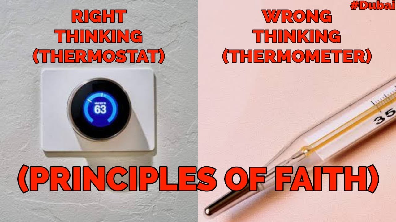 Right Thinking Thermostat, Wrong Thinking Thermometer (Principles