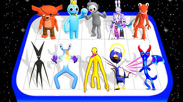 Merge Monster : Poppy Playtime Master, Rainbow Friend Battle Simulator, gameplay