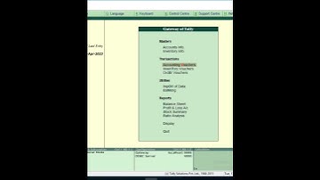 Activate Discount entry in purchase voucher in Tally ERP 9 🔥। #shorts #ytshorts #tallyerp #computer