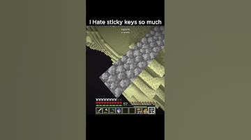 These damn Sticky keys bro