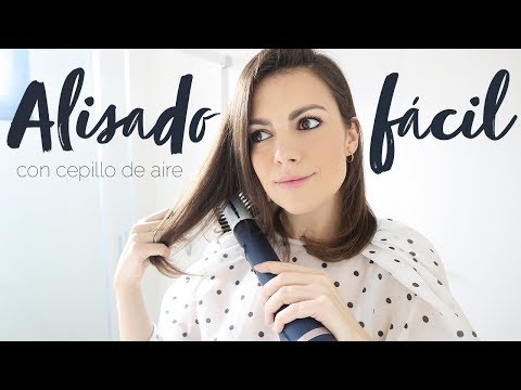 Video: Cómo alisar el cabello con un cepillo giratorio (con imágenes)
